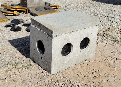 concrete septic junction box|septic distribution box near me.